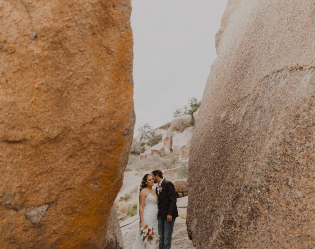 Panoramic Hill Country views from Enchanted Rock.